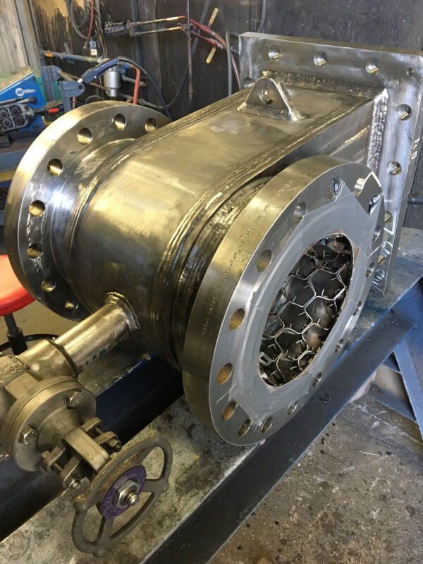 Stainless Withdrawal Valve with refractory lining